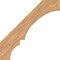 Ekena Millwork 3 1/2"W x 34"D x 34"H Balboa Smooth Knee Brace, Western Red Cedar BRC04X34X34BOA00SWR - alternate 3